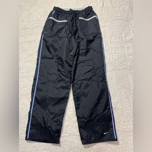 Rare Nike Women’s Black with Blue Stripe Track‎ Pants Size Medium 8-10